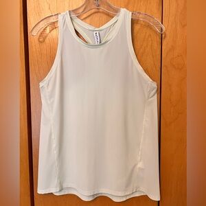 Light/pastel yellow Athleta tank, size XS
